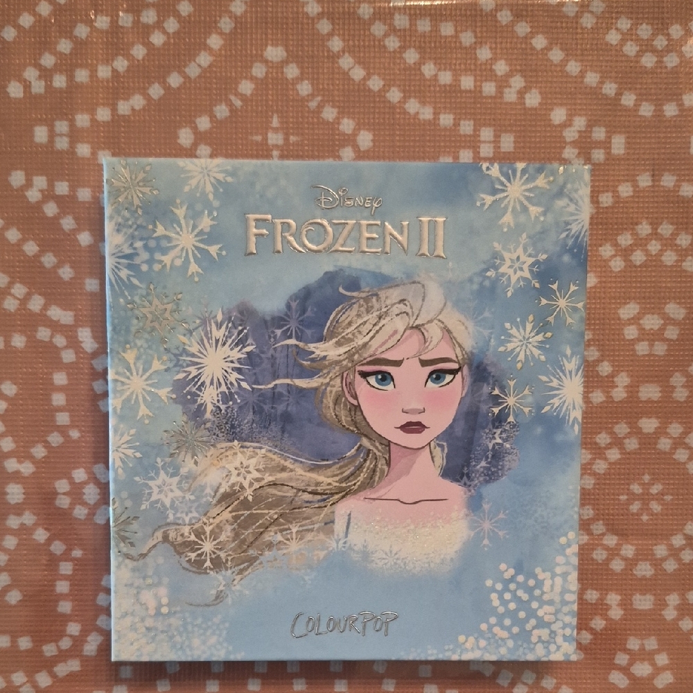 ColourPop Frozen II Eyeshadow Palette — Blue & Silver Artwork